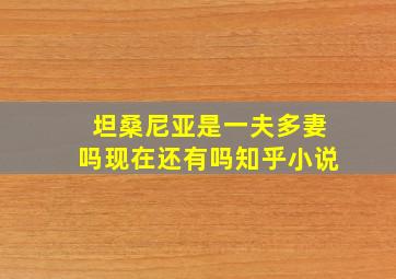 坦桑尼亚是一夫多妻吗现在还有吗知乎小说