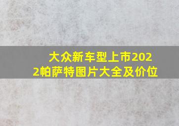 大众新车型上市2022帕萨特图片大全及价位