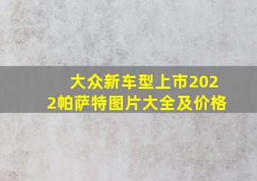 大众新车型上市2022帕萨特图片大全及价格