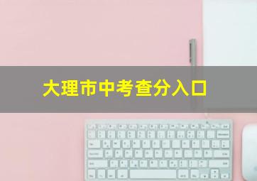 大理市中考查分入口