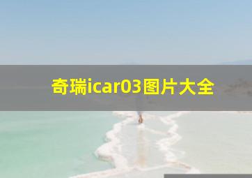 奇瑞icar03图片大全