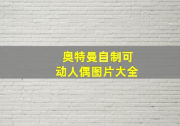 奥特曼自制可动人偶图片大全