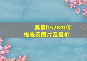 宾爵b528m价格表及图片及报价