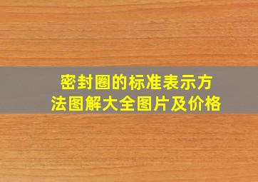 密封圈的标准表示方法图解大全图片及价格