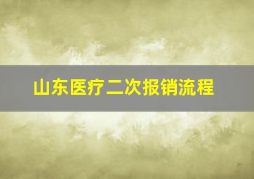 山东医疗二次报销流程