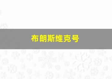 布朗斯维克号