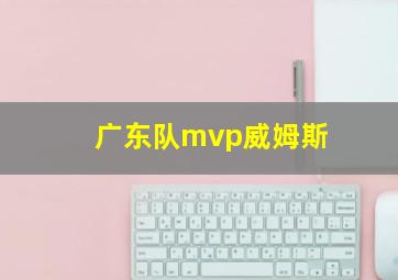 广东队mvp威姆斯