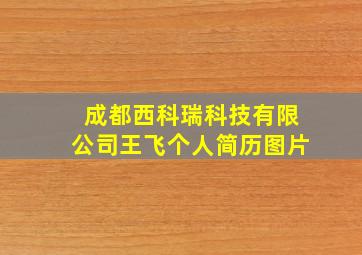 成都西科瑞科技有限公司王飞个人简历图片