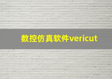 数控仿真软件vericut