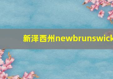 新泽西州newbrunswick