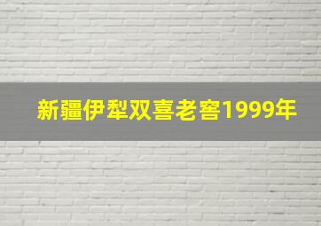 新疆伊犁双喜老窖1999年