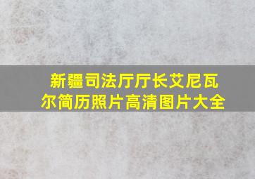 新疆司法厅厅长艾尼瓦尔简历照片高清图片大全