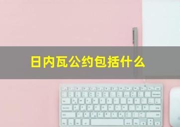 日内瓦公约包括什么