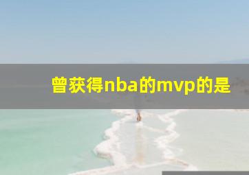 曾获得nba的mvp的是