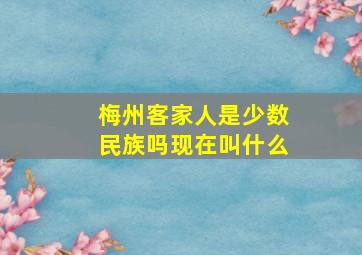 梅州客家人是少数民族吗现在叫什么