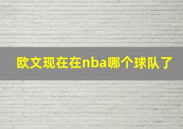 欧文现在在nba哪个球队了