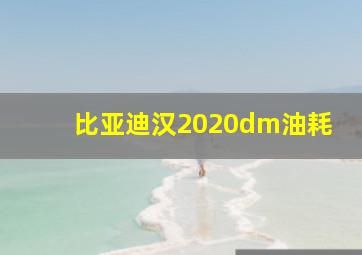 比亚迪汉2020dm油耗