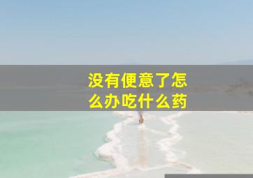 没有便意了怎么办吃什么药