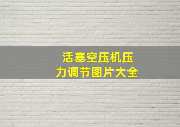 活塞空压机压力调节图片大全