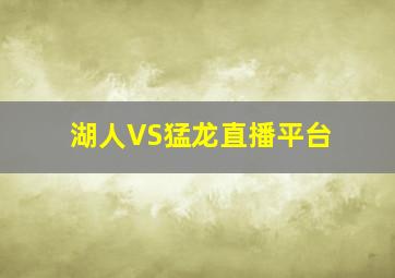 湖人VS猛龙直播平台