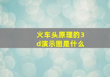 火车头原理的3d演示图是什么