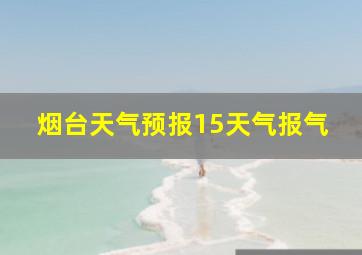 烟台天气预报15天气报气