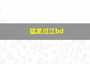 猛龙过江bd