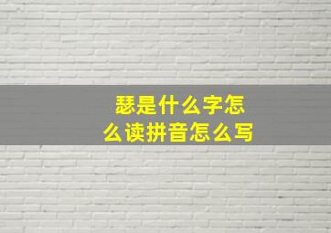 瑟是什么字怎么读拼音怎么写