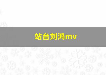 站台刘鸿mv