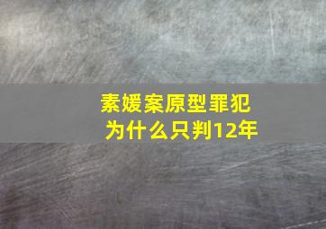 素媛案原型罪犯为什么只判12年