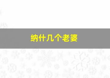 纳什几个老婆