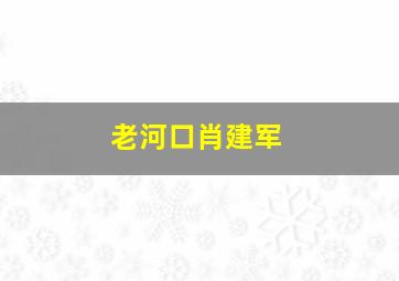 老河口肖建军