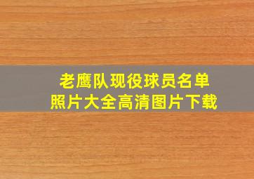 老鹰队现役球员名单照片大全高清图片下载