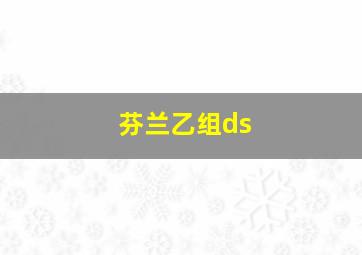 芬兰乙组ds