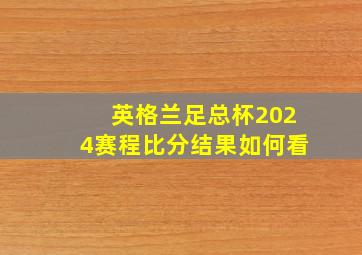 英格兰足总杯2024赛程比分结果如何看