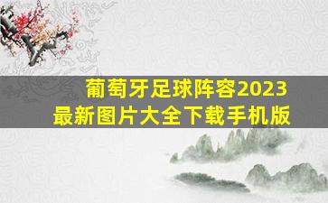 葡萄牙足球阵容2023最新图片大全下载手机版