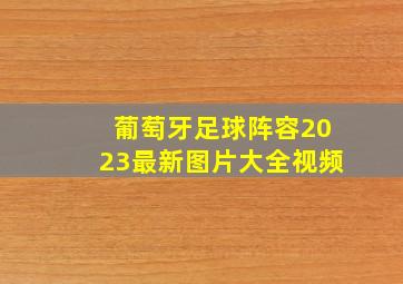 葡萄牙足球阵容2023最新图片大全视频