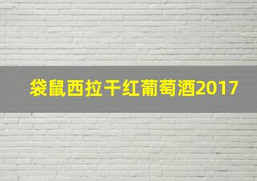 袋鼠西拉干红葡萄酒2017