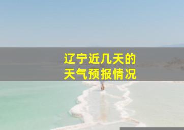 辽宁近几天的天气预报情况