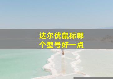 达尔优鼠标哪个型号好一点