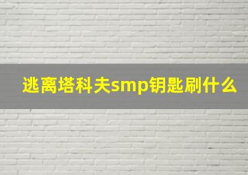 逃离塔科夫smp钥匙刷什么