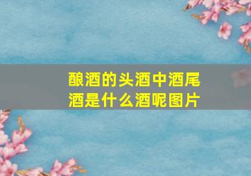 酿酒的头酒中酒尾酒是什么酒呢图片