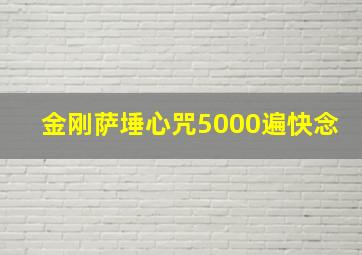 金刚萨埵心咒5000遍快念