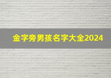 金字旁男孩名字大全2024