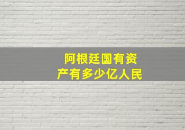 阿根廷国有资产有多少亿人民