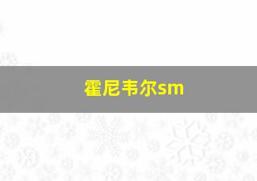 霍尼韦尔sm