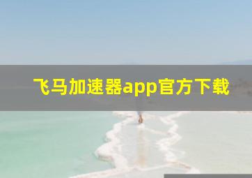 飞马加速器app官方下载