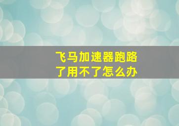 飞马加速器跑路了用不了怎么办