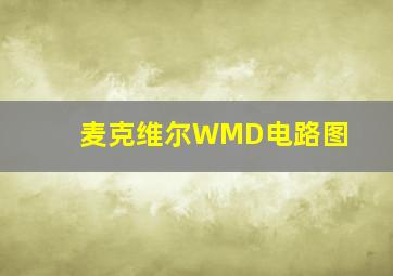 麦克维尔WMD电路图