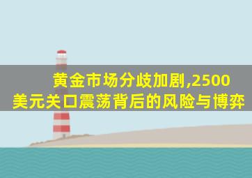 黄金市场分歧加剧,2500美元关口震荡背后的风险与博弈